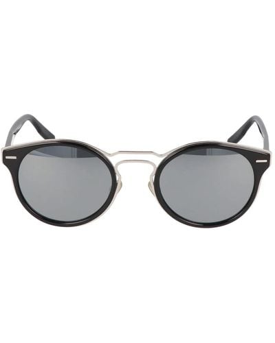 Dior Runde acetat sonnenbrille trendige kollektion - Braun