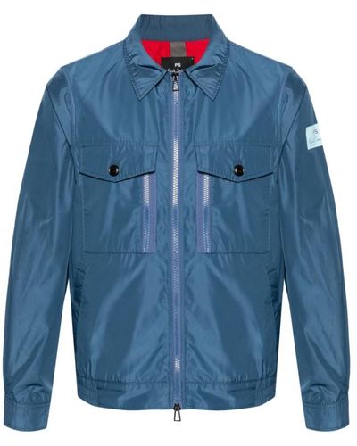 PS by Paul Smith Jackets > rain jackets - Bleu