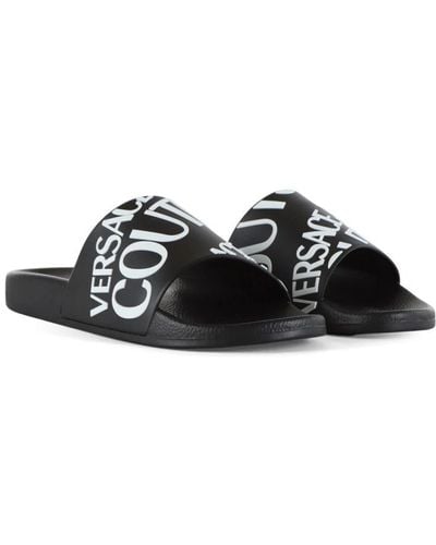 Versace Sliders - Black