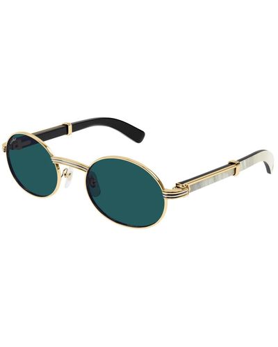 Cartier Ct0464s 002 sunglasses,ct0464s 008 sunglasses,ct0464s 004 sunglasses,ct0464s 007 sunglasses - Mettallic