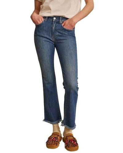Roy Rogers Jeans > cropped jeans - Bleu