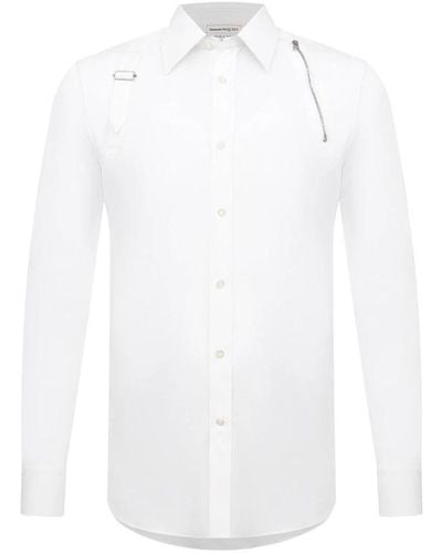 Alexander McQueen Casual Shirts - White