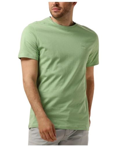 BOSS Grünes baumwoll-t-shirt tales
