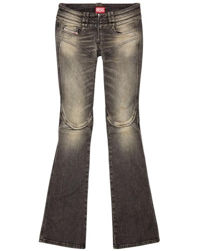 DIESEL Bootcut und flare jeans - belthy - Grau