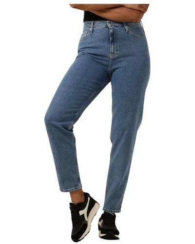 Calvin Klein Mom jeans blaue denim
