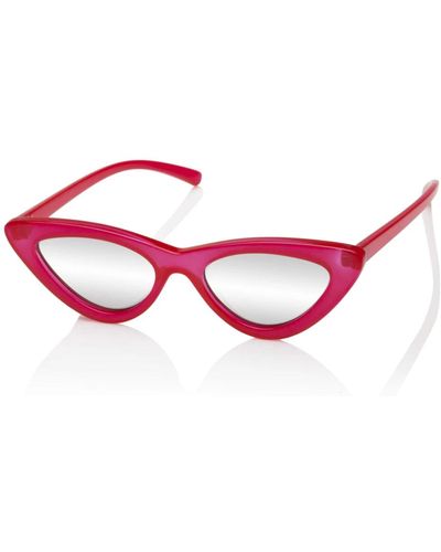 Le Specs Stilvolle sonnenbrille für frauen - Rot