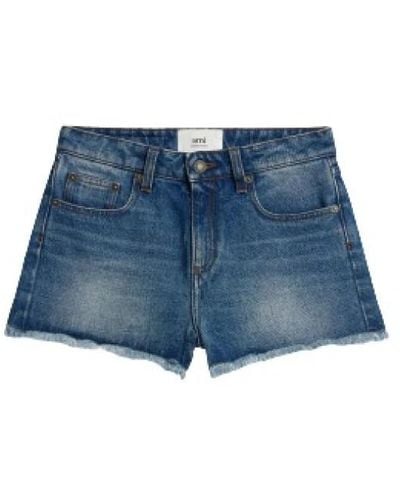 Ami Paris Shorts - Blu