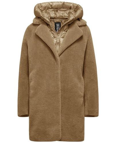 Bomboogie Faux Fur & Shearling Jackets - Natural