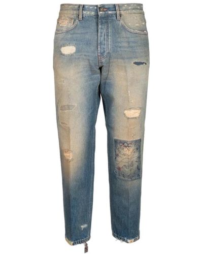 Don The Fuller Jeans carota vintage seoul - Blu