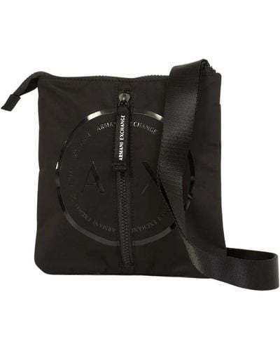 Armani Exchange Messenger Bags - Black