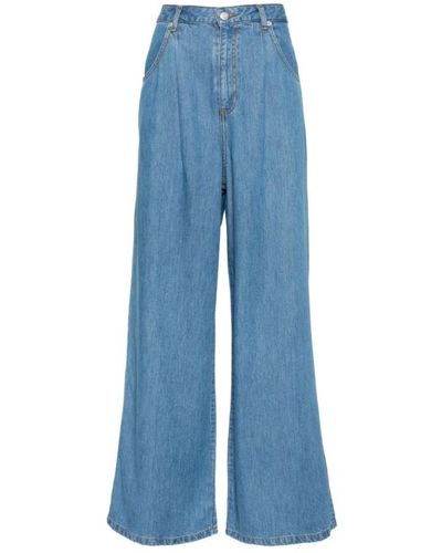 Officine Generale Wide Jeans - Blue
