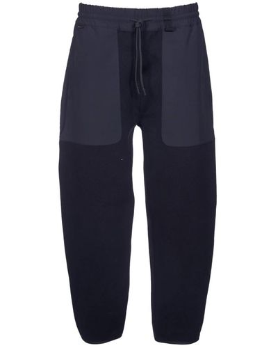 Moncler Trousers > sweatpants - Bleu