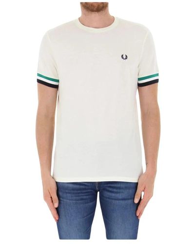 Fred Perry T-Shirts - White