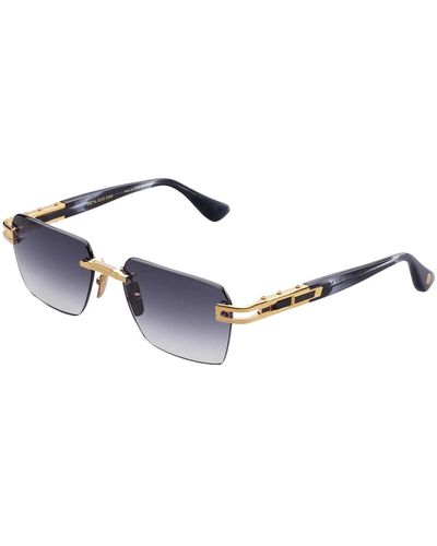 Dita Eyewear Meta-evo one sonnenbrille gelbgold/dunkelgrau,sunglasses - Blau