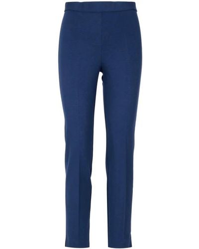 Pennyblack Trousers > slim-fit trousers - Bleu