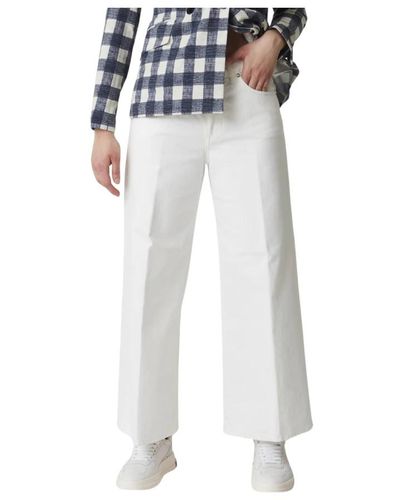 Nine:inthe:morning Trousers > wide trousers - Blanc
