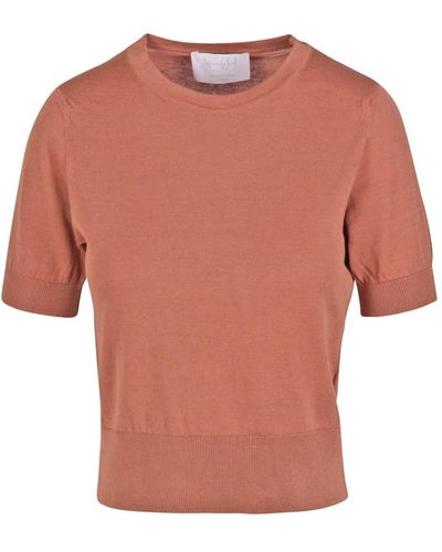 Daniele Fiesoli T-shirt in cotone con girocollo - Arancione