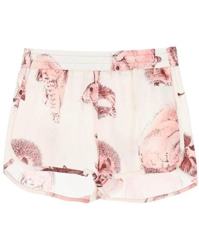 Stella McCartney Denim sommer shorts für frauen - Pink