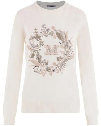 Max Mara Sweatshirts & hoodies > sweatshirts - Blanc