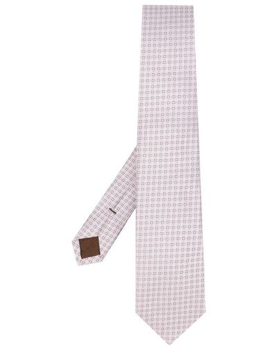 Church's Seide Standard-Krawatte 8 cm Fantasie - Lila