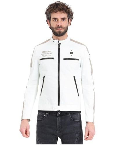 Blauer Wind jackets - Weiß