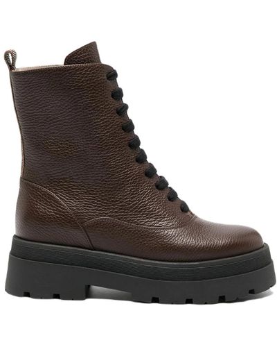 Fabiana Filippi Lace-Up Boots - Brown