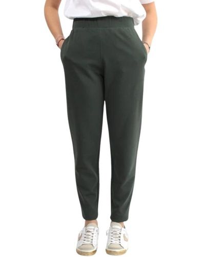 Max Mara Trousers > slim-fit trousers - Vert