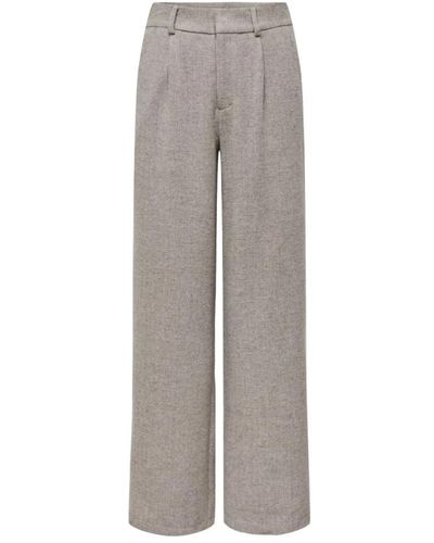 ONLY Wide Trousers - Grey