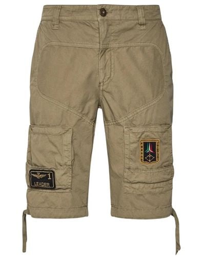 Aeronautica Militare Grüne anti-g bermuda shorts