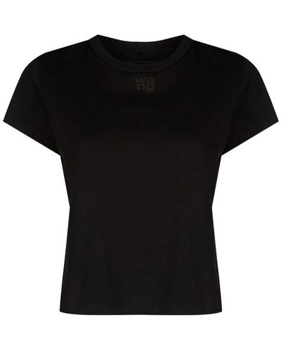 T By Alexander Wang Camiseta negra - Negro