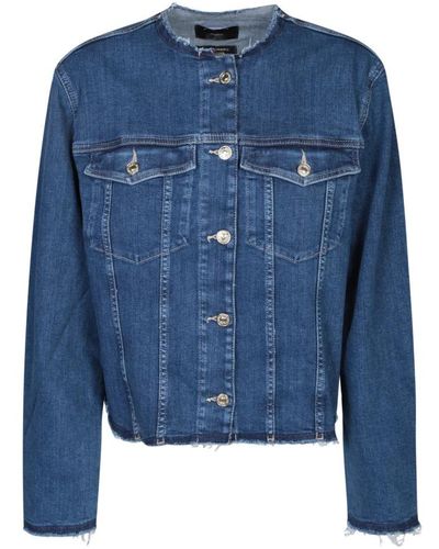 7 For All Mankind Denim Jackets - Blue
