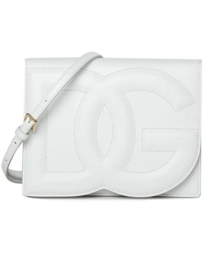 Dolce & Gabbana Weiße cross body tasche - stilvoll und funktional