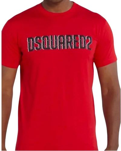 DSquared² T-Shirts - Red
