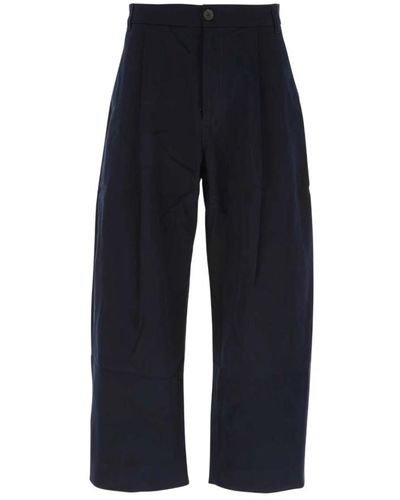 Studio Nicholson Trousers > wide trousers - Bleu