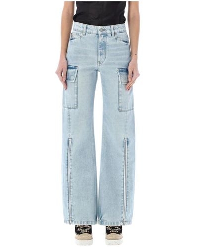 Stella McCartney Leichte vintage blaue cargo jeans