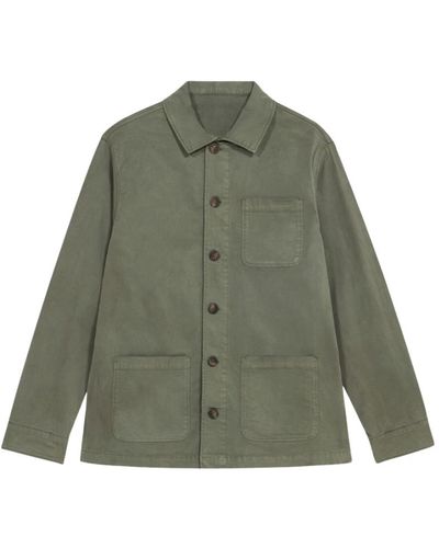Brooks Brothers Abbigliamento militare camicia giacca colorata - Verde