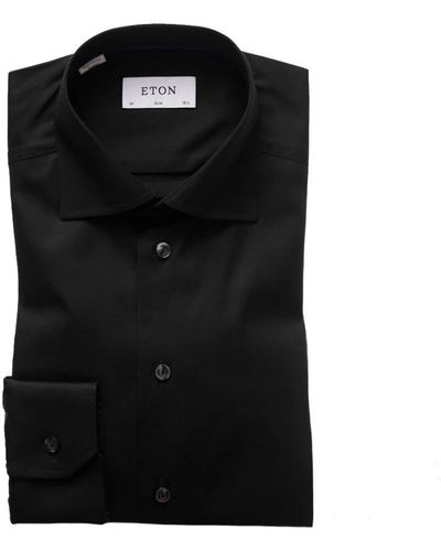 Eton Formal Shirts - Black