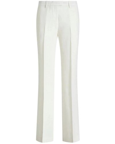 Etro Slim-Fit Trousers - White