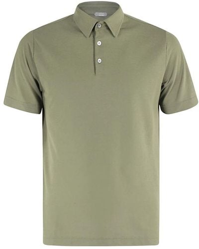 Zanone Polo shirts - Grün