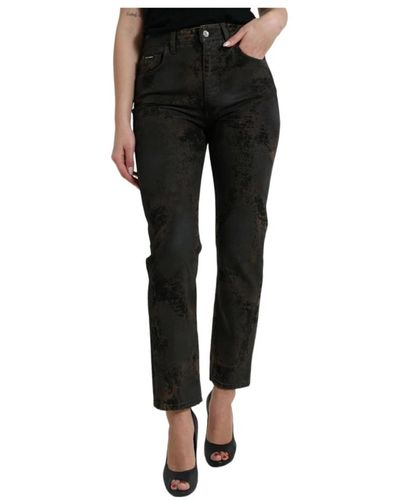 Dolce & Gabbana Jeans > slim-fit jeans - Noir