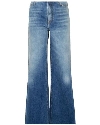 La DoubleJ Retro Flare Jeans - Blau