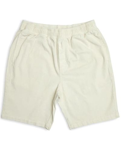Deus Ex Machina Weiße cord shorts - Natur