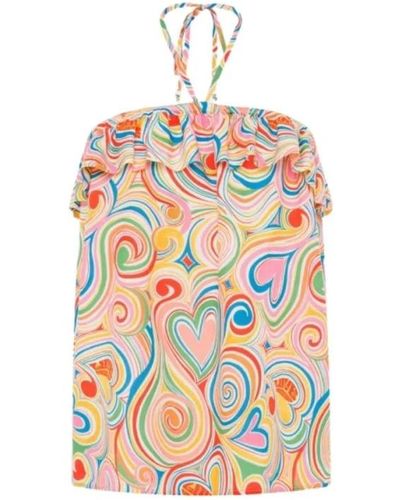 Love Moschino Sleeveless Tops - Multicolor