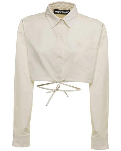 ANDREA ADAMO Shirts - White