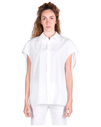 Marni Camisas casuales de algodón - Blanco
