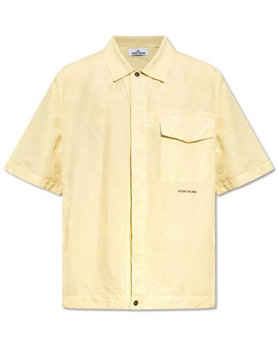 Stone Island Shirts > short sleeve shirts - Métallisé
