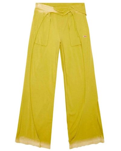 DIESEL Wide Pants - Yellow