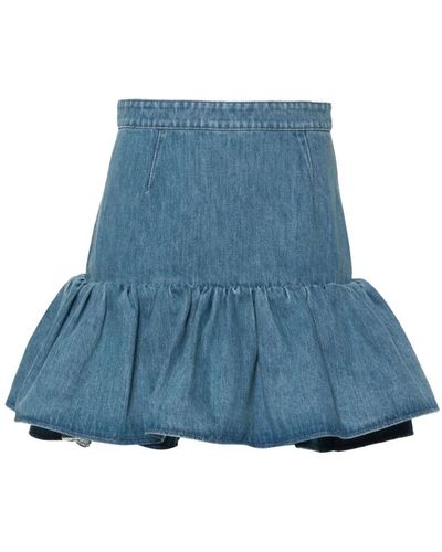 Patou Denim skirts - Blu