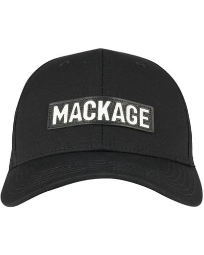 Mackage Anderson Sb Logo Baseball Cap Beanies & Hats Man - Black