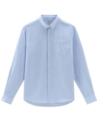 Woolrich Casual Shirts - Blue